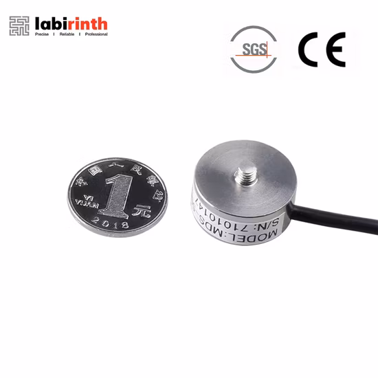 Capteur de poids miniature de Compression ronde de cellule de charge de Type Micro bouton en acier inoxydable Mds pour la mesure de la Force